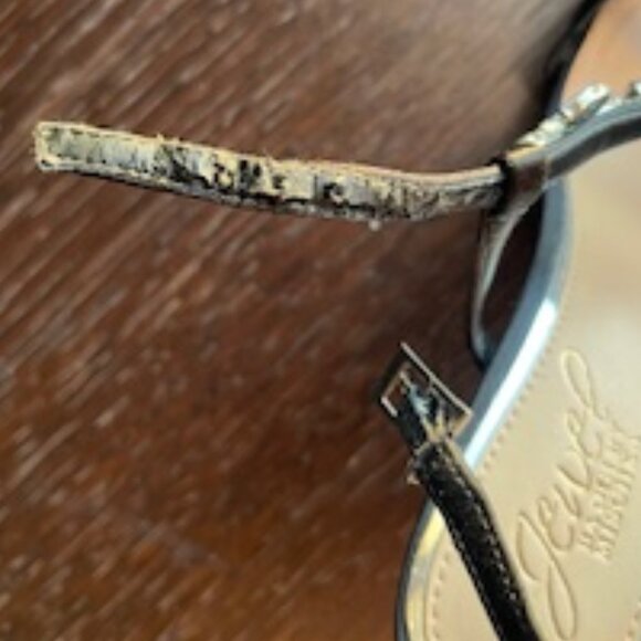 Badgley Mischka Jewel Shoes - Size 5.5 - Black with Rhinestone embellishments - Picture 13 of 13